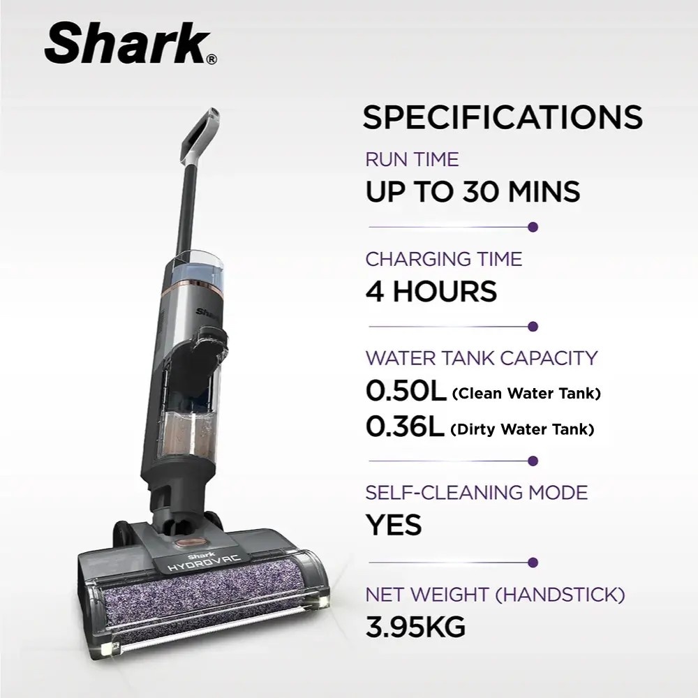 SHARK HYDROVAC WET & DRY HANDHELD WD210SM
