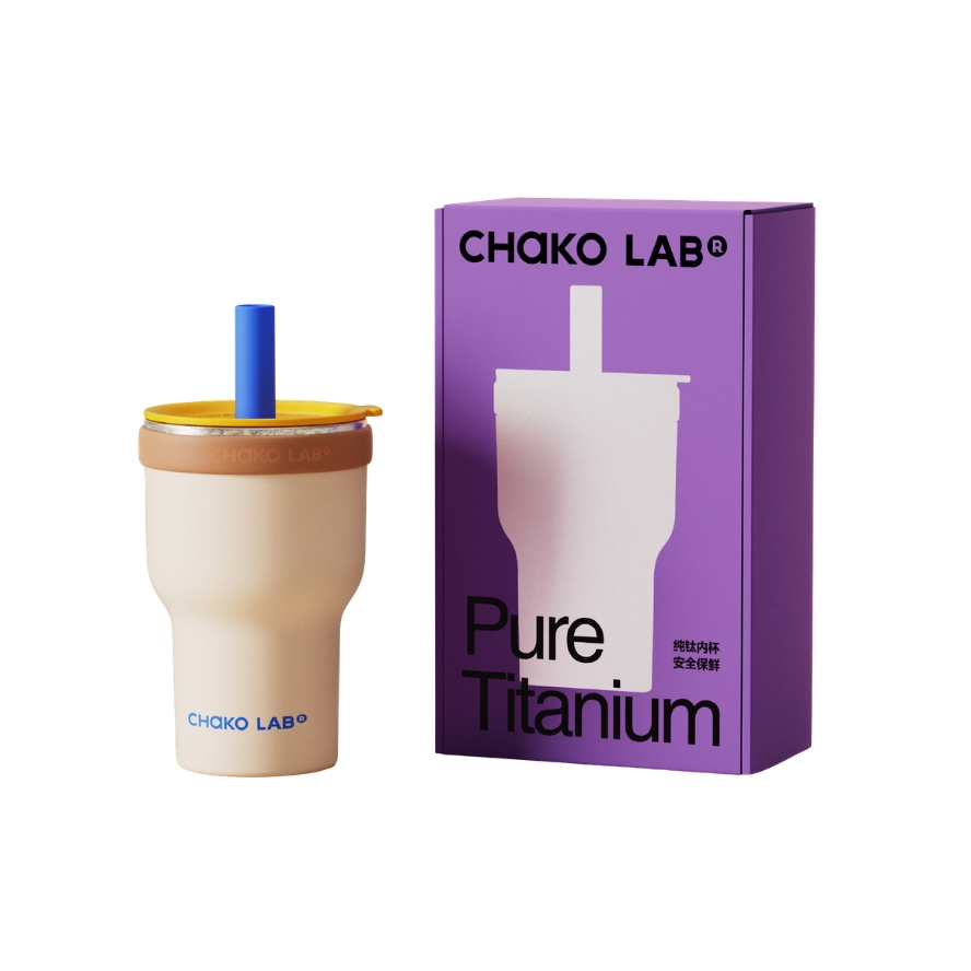 Chako Lab Pang Pang Cup (Titanium) - Light Brown
