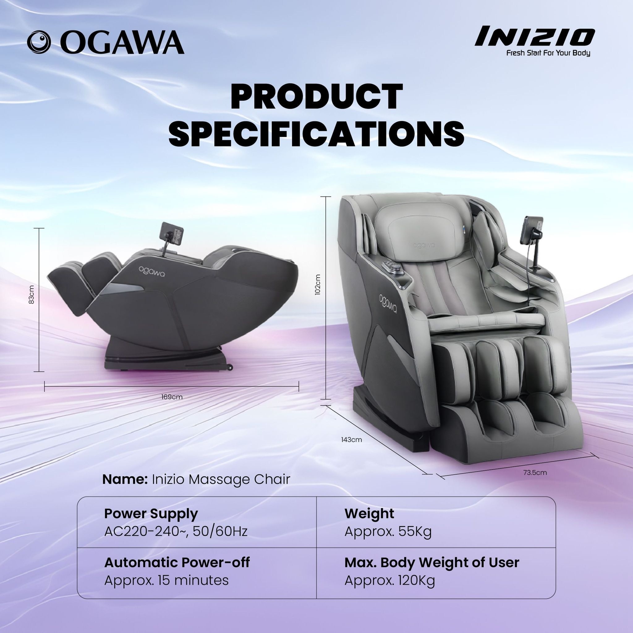 OGAWA INIZIO Massage Chair