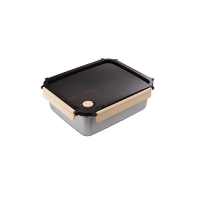 LA GOURMET - La gourmet INOX304 Stainless Steel Lunch Box 2.3L - Cream