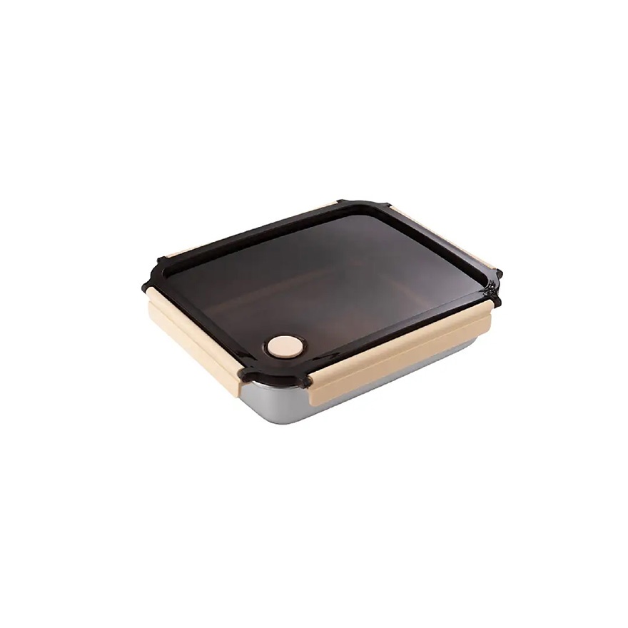 La gourmet INOX304 Stainless Steel Lunch Box 1.6L - Cream