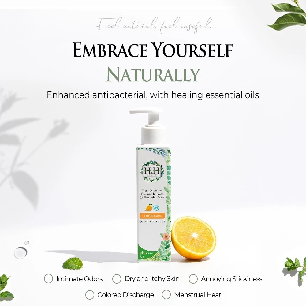 Plant Extraction Feminine Intimate Wash (Rose Cool) 200ML