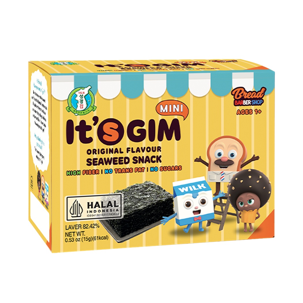 It's GIM mini Seaweed Snack - Original 15g