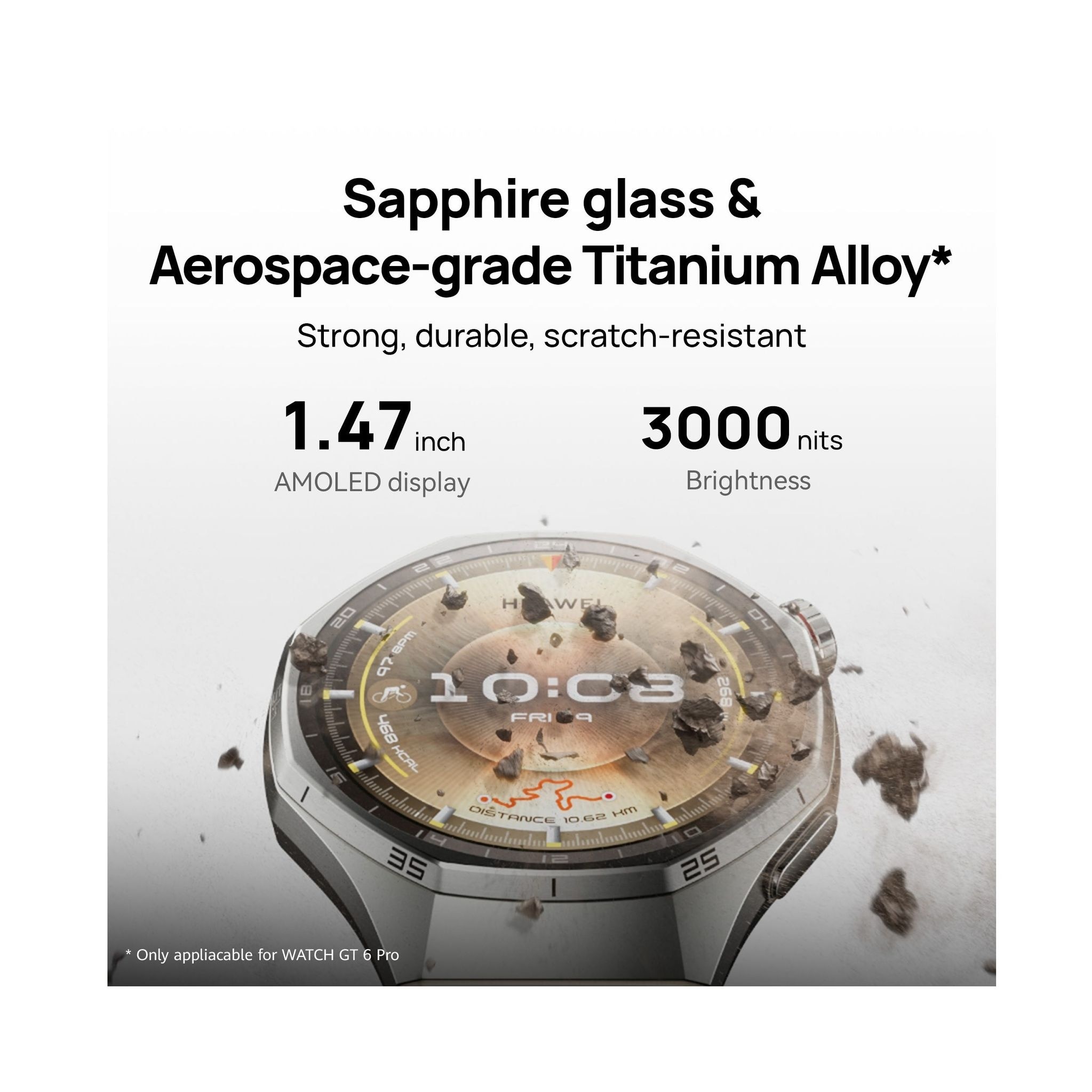 HUAWEI WATCH GT 6 Purple 41mm Smartwatch, Advanced Outdoor Sports*, Superior Running & Cycling Experience, ECG Analysis*, Up to 21-Day Battery Life*