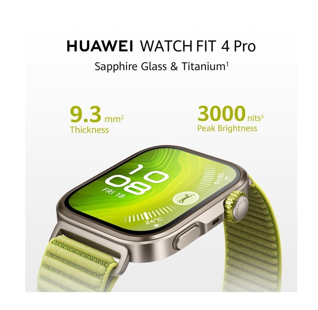 HUAWEI WATCH FIT 4 Pro Blue, Pro-Level Outdoor Sports**, ECG**, Up to 10-day Battery Life