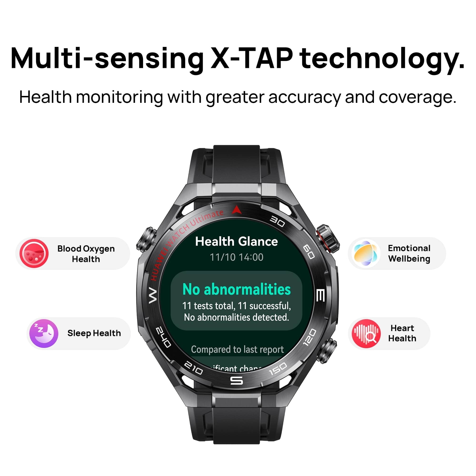 HUAWEI Ultimate 2 Smartwatch Blue, Ultra Reliable Liquid Metal, 150M Diving, Sonar-based Underwater Communication, Multi-sensing X-TAP