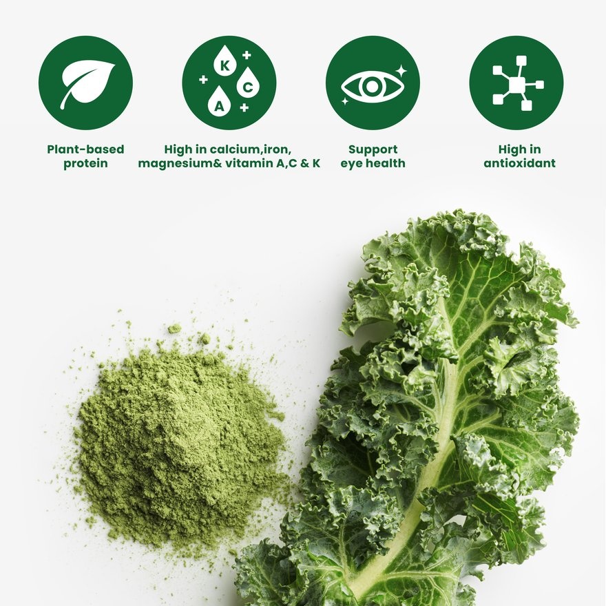Organic Kale Powder 185g