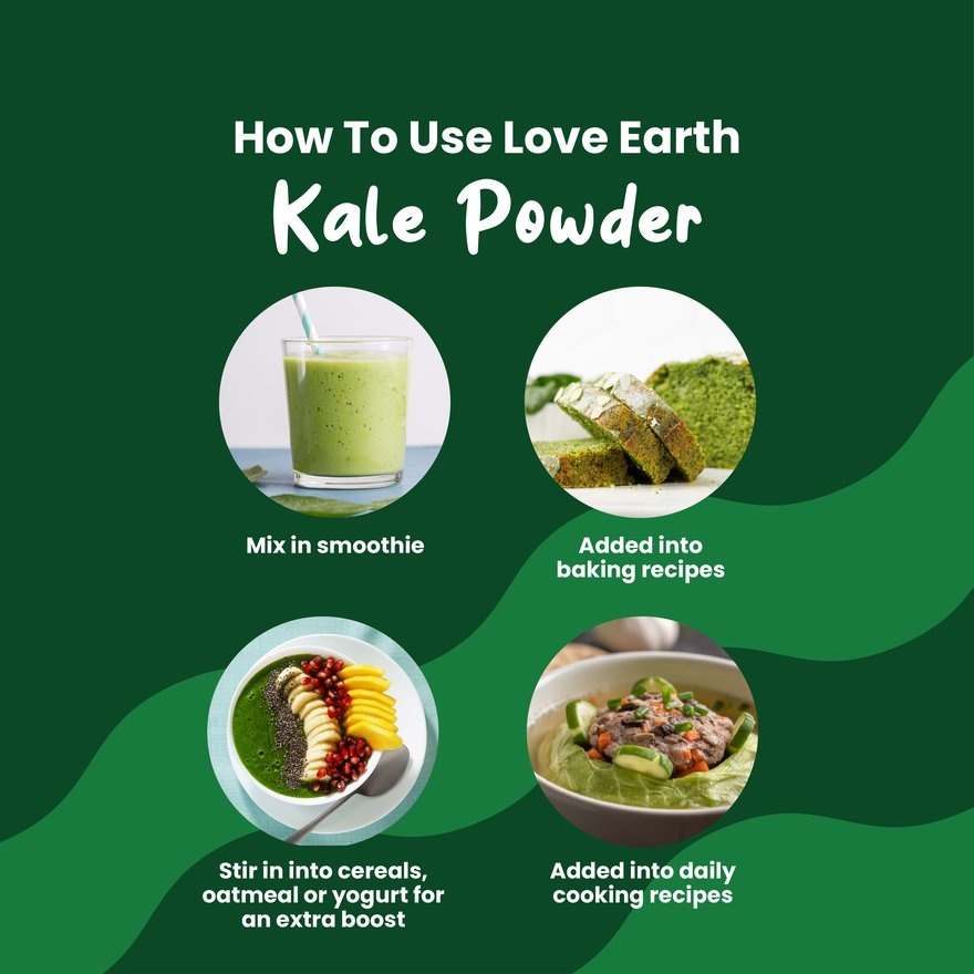 Organic Kale Powder 185g