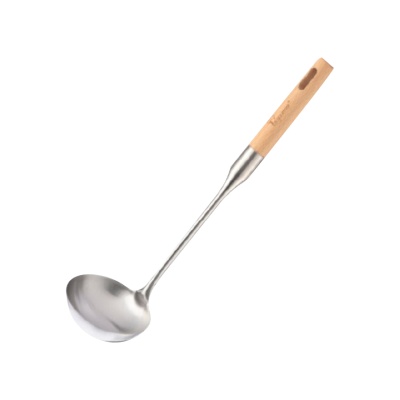LA GOURMET - La gourmet Stainless Steel Ladle with Wooden Handle image