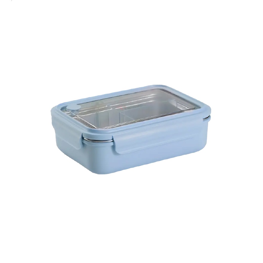 La gourmet 3R Pac2Go Sassy 1100ml Rectangular lunch box with 304 Stainless Steel Insert image