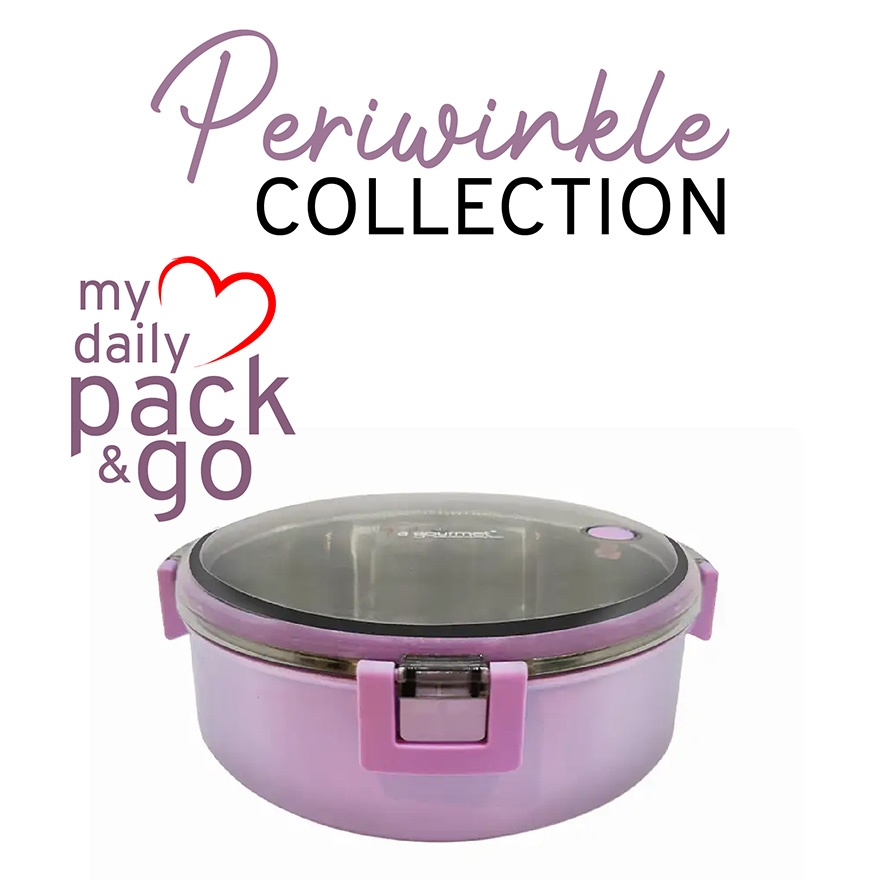 La gourmet Periwinkle 1250ml Round Lunch Box image