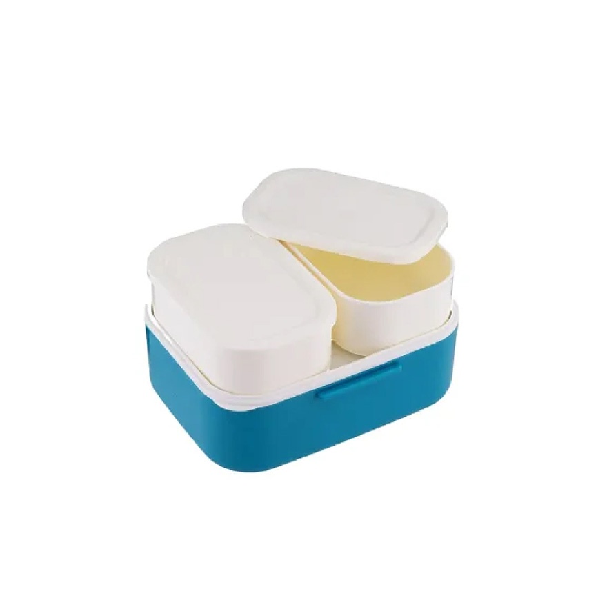 La gourmet Ray Of Hope 1200ml Plastic 2 Tier Tiffin Carrier image