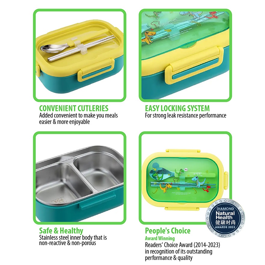 La gourmet Ray Of Hope 850ml Stainless Steel Lunch Box