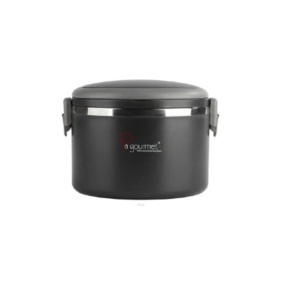 LA GOURMET - La gourmet 3R Pac2Go 1000ml Lunch Box - Dark Grey image