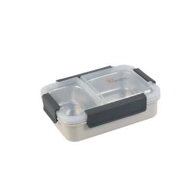 LA GOURMET - La gourmet 3R Pac2Go 750ml 2 Compartment Lunch Box - Beige image