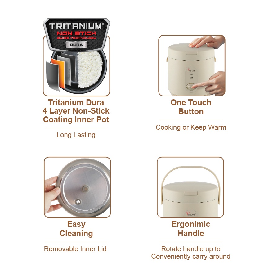 La gourmet 0.4L Rice Cooker image