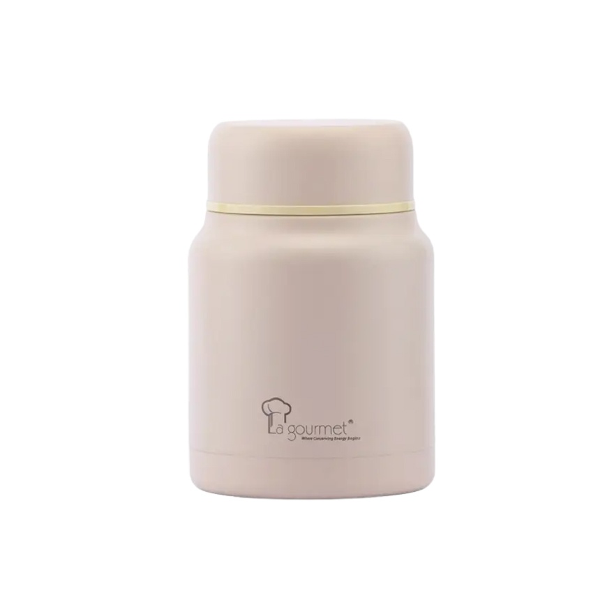 La gourmet Thermobliss 700ml Food Jar with Pouch - Cream image