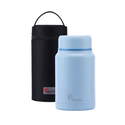 LA GOURMET - La gourmet Thermobliss 900ml Food Jar with Pouch - Blue image