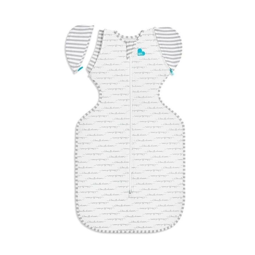 Love To Dream Swaddle Up Transition Bag Stage 2 1.0 TOG Stretch Cotton Dreamer White Medium image