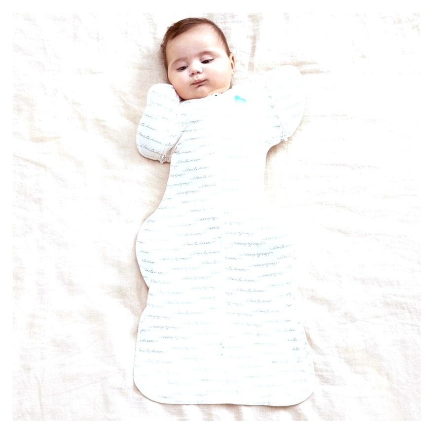 Love To Dream Swaddle Up Transition Bag Stage 2 1.0 TOG Stretch Cotton Dreamer White Medium image