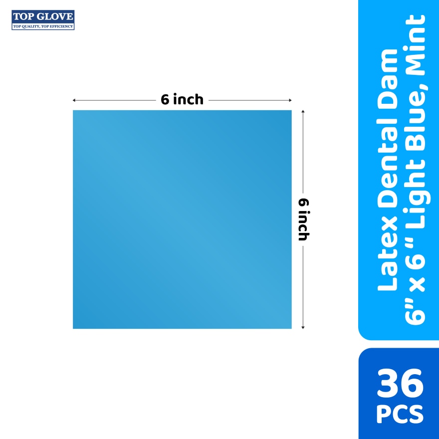 DuraDam Latex Dental Dam, Medium