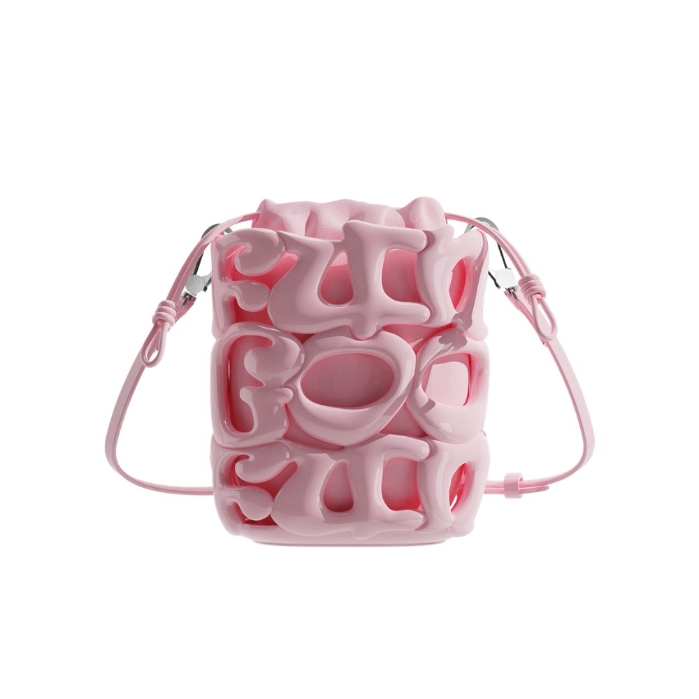 FUNGOOFUN Letter Bag Pink image