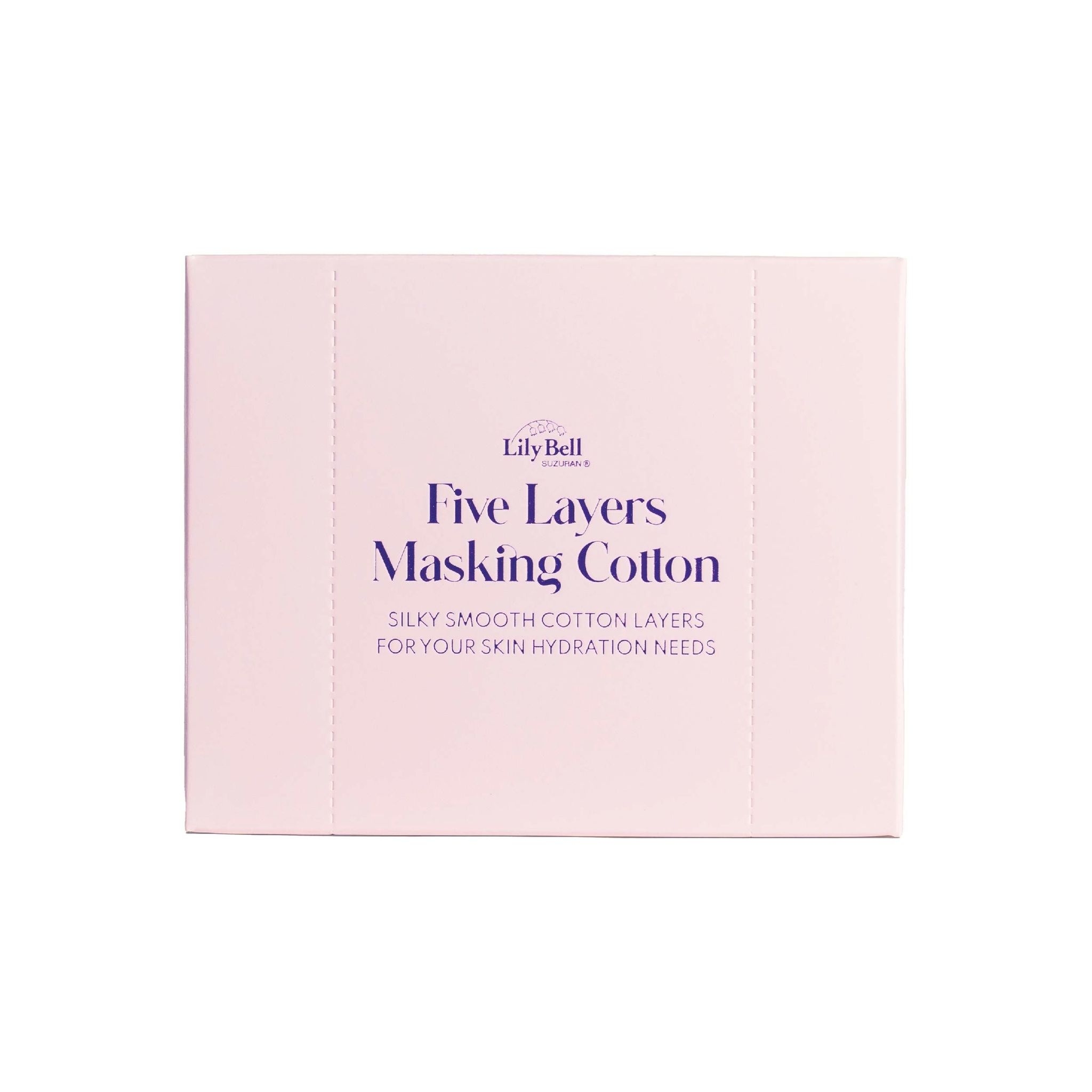 LilyBell Five Layers Masking Cotton Puff 60 pcs