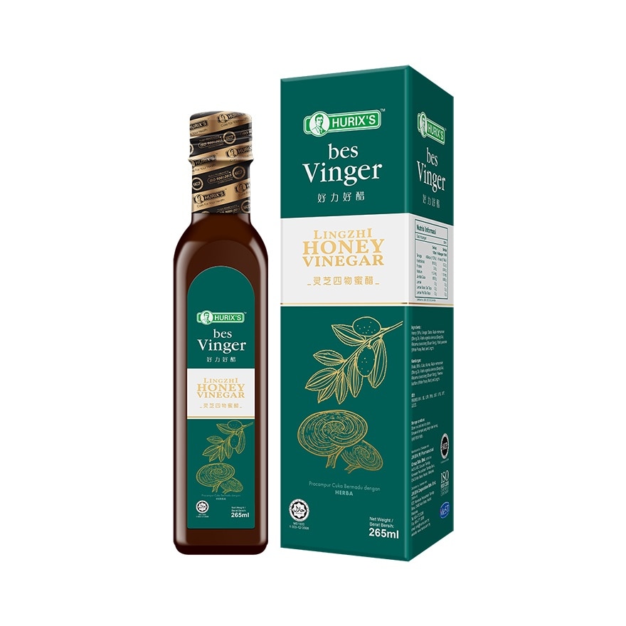 HURIX'S LINGZHI HONEY VINEGAR  265ML