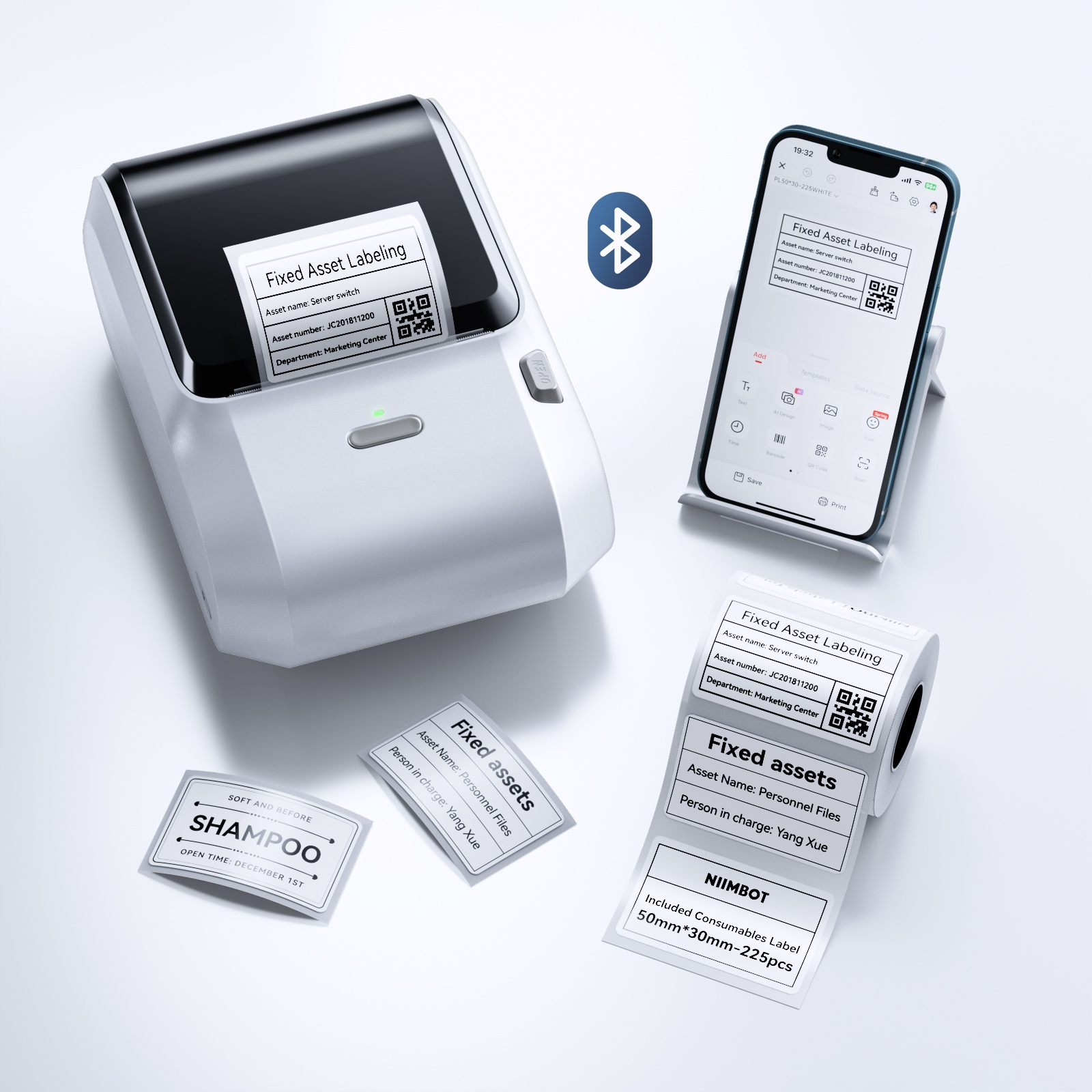 NIIMBOT M3 Thermal Transfer 3-inch Bluetooth Label Printer