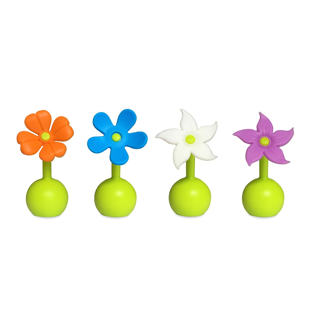 HaaKaa Silicone Breast Pump Flower Stopper - Orange