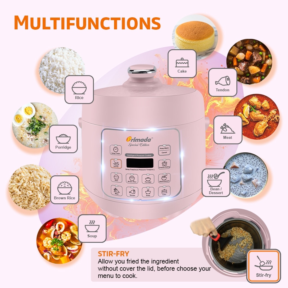 Special Edition Intelligent Pressure Cooker MPC2550 Light Pink