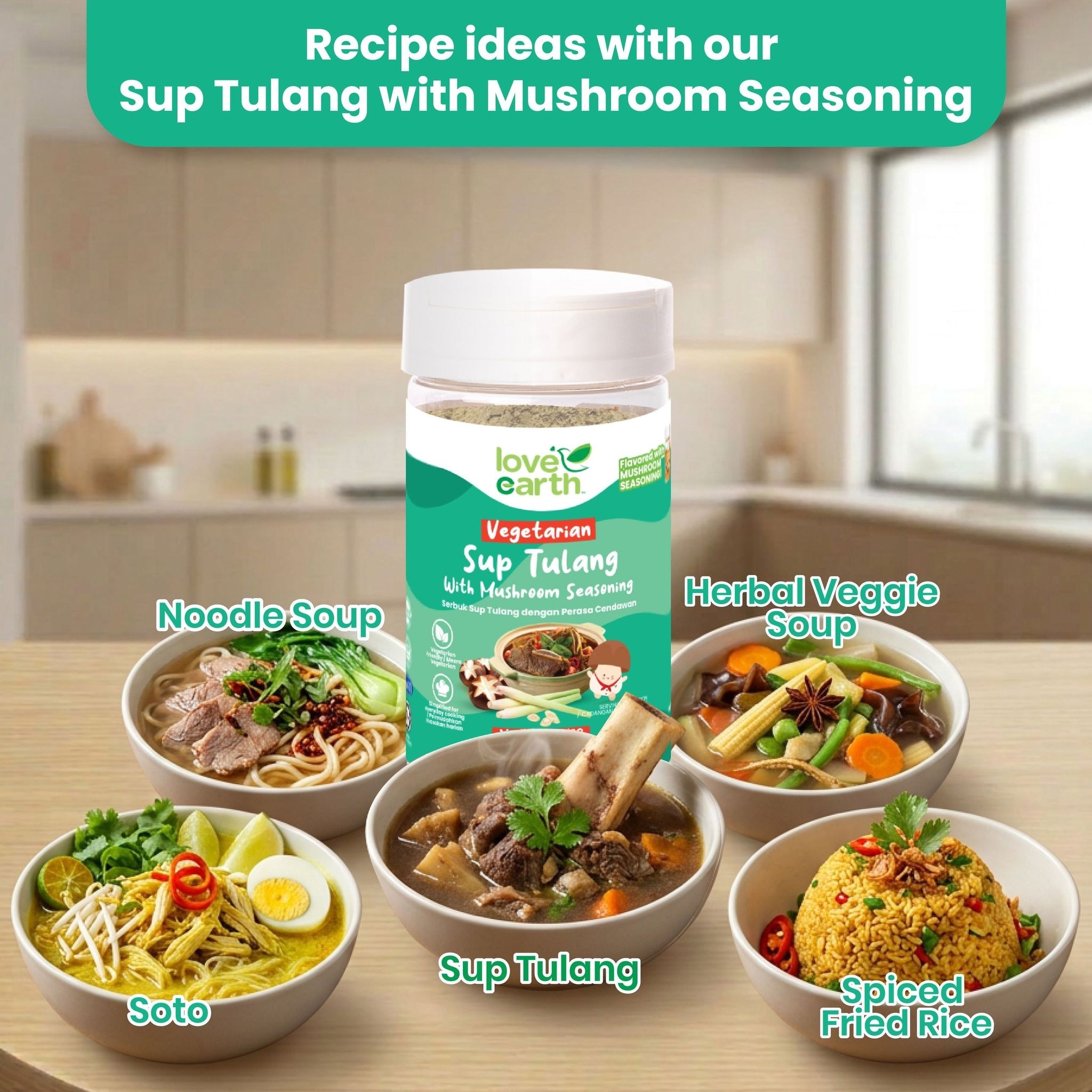 Vegetarian Sup Tulang with Mushroom Seasoning 150g
