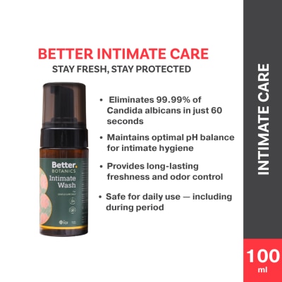 HDI - Better Botanics™ Intimate Wash - Long-Lasting Comfort - Freshness & Confidence - 100 ml