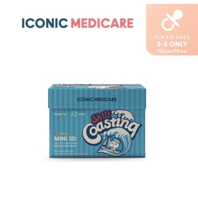 ICONIC [Baby - Premium+] 3D Mini 4-Ply Quby Sailing Legend Medical Disposable Face Mask (20pcs)