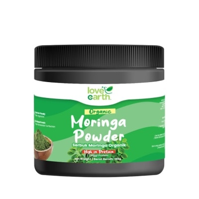 LOVE EARTH - Organic Moringa Powder 185g