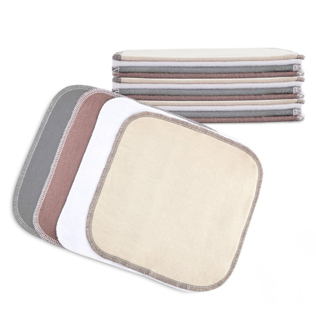 Haakaa Cotton Cloth Wipes - L ( 30CM X 25CM ) 8PCS