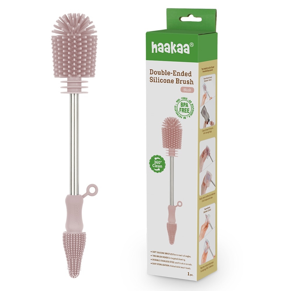 HAAKAA Haakaa Double-Ended Silicone Cleaning Brush