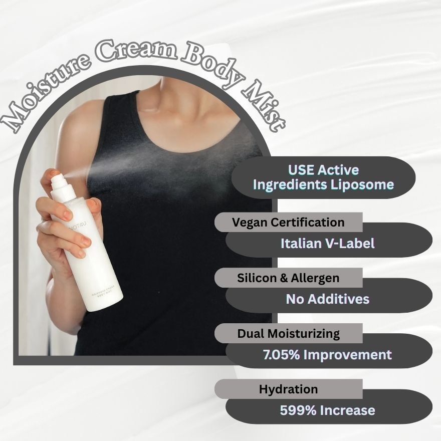 NOT4U Moisture Cream Body Mist 200ml