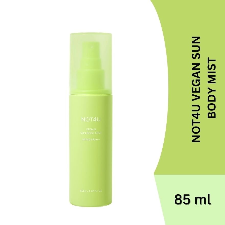 NOT4U Vegan Sun Body Mist 85ml