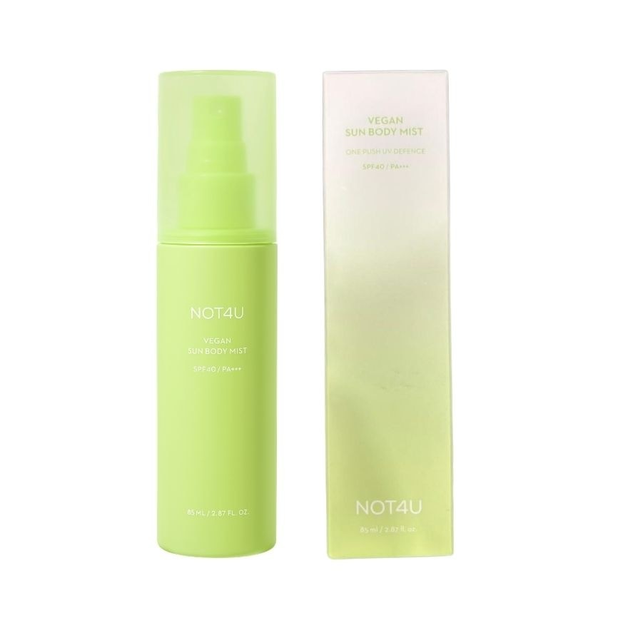 NOT4U Vegan Sun Body Mist 85ml
