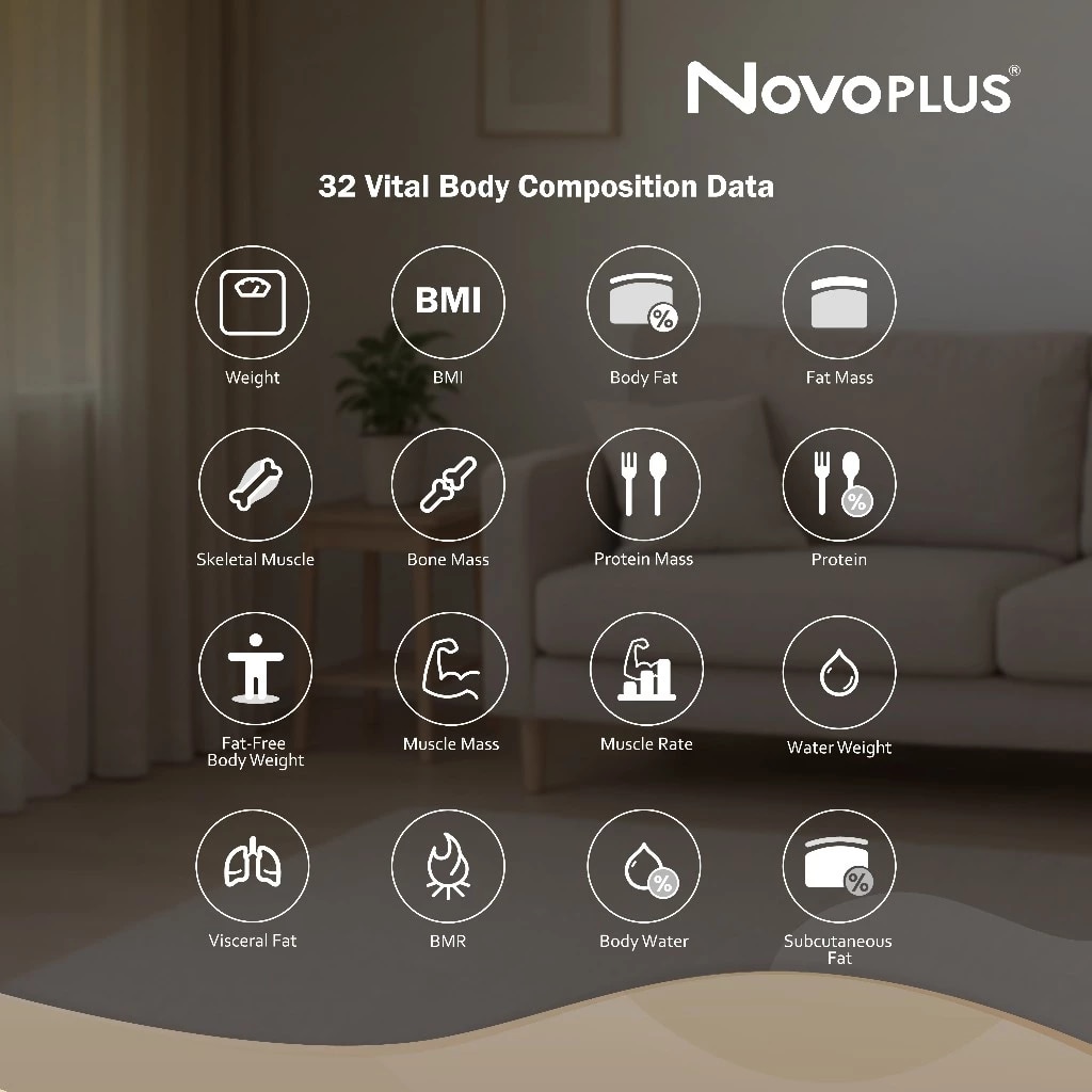 Novoplus NS248BT Professional Body Composition Scale 