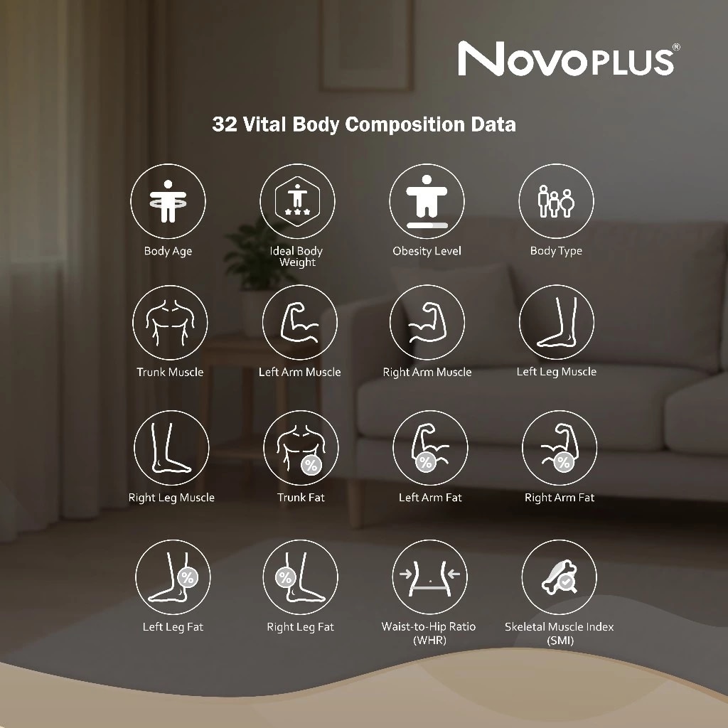Novoplus NS248BT Professional Body Composition Scale 