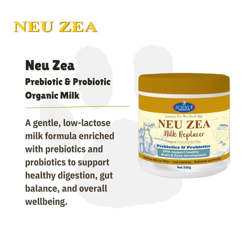 Neu Zea Organic Probiotics And Prebiotics 250G