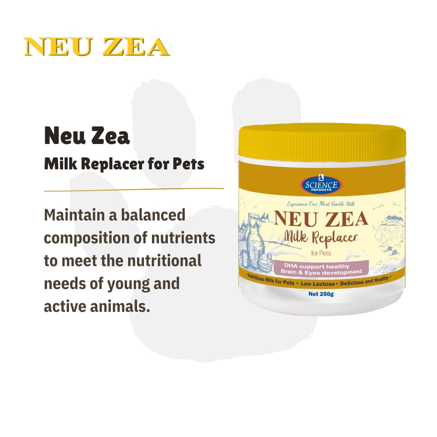 Neu Zea Milk Replacer For Puppies And Kittens 250g