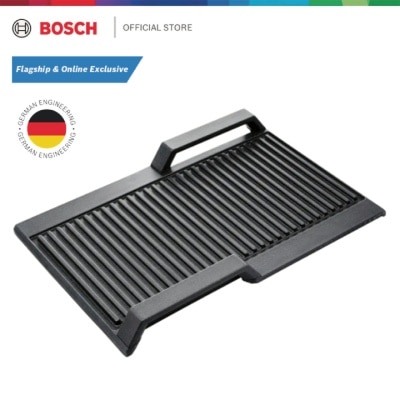 BOSCH - Bosch Induction-Compatible Ribbed Cast Aluminum Grill Plate InductionSurface - 17000300