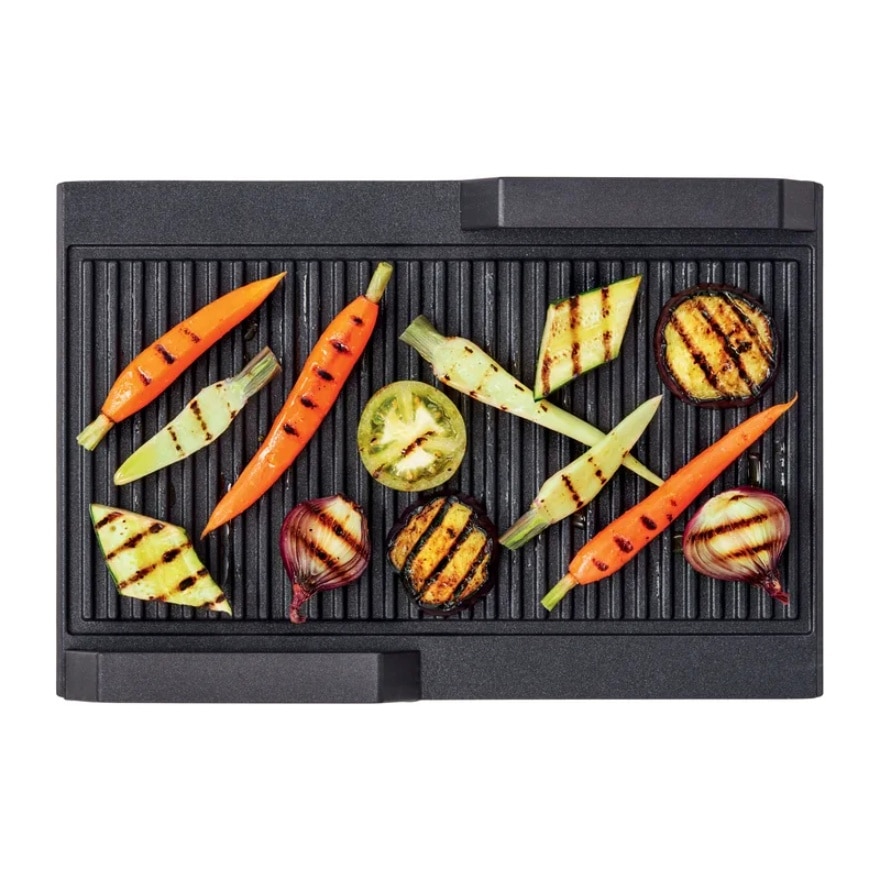 Bosch Induction-Compatible Ribbed Cast Aluminum Grill Plate InductionSurface - 17000300