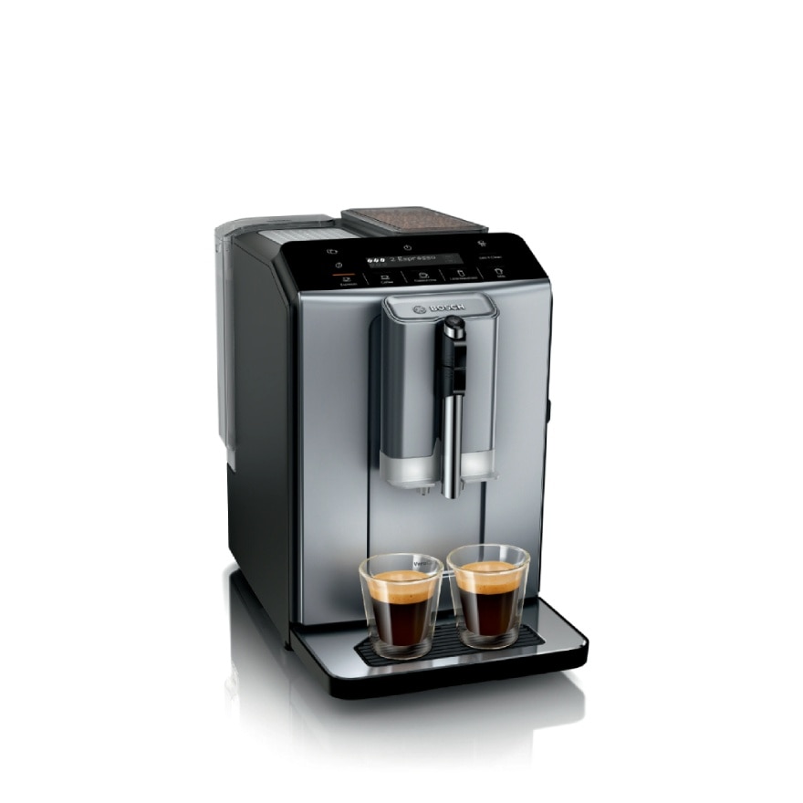 Bosch Series 2 Fully Automatic Coffee Machine VeroCafe Diamond Titanium Metallic - TIE20504
