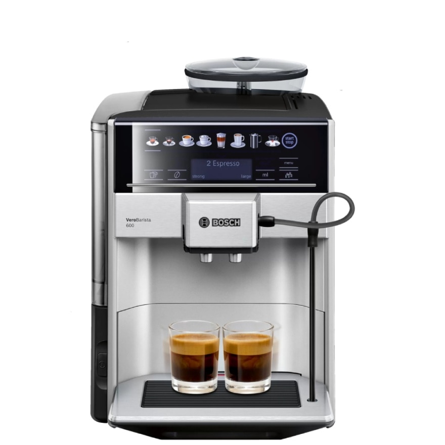 Bosch Fully Automatic Coffee Machine Vero Barista 600 Silver - TIS65621RW
