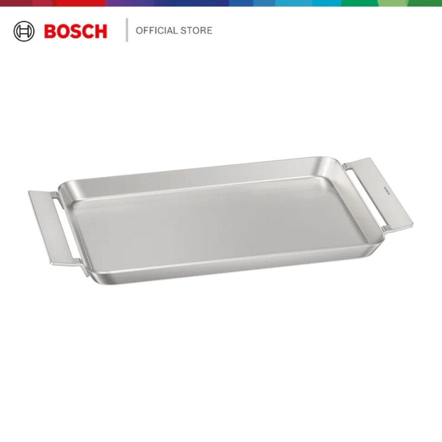 Bosch Aluminum Core Teppanyaki Pan with Stainless Steel Layer for Induction and Gas Hobs InductionSurface - 17007733