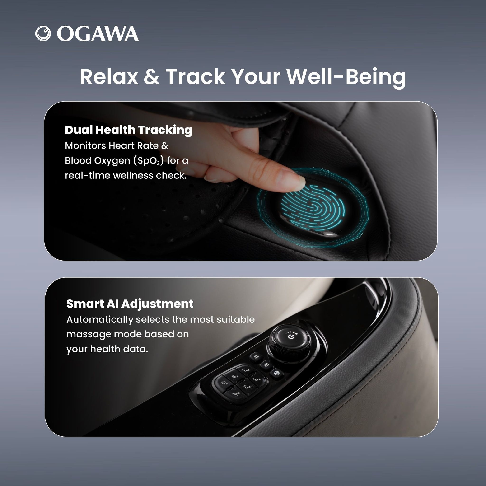 OGAWA NUOVABLAC Duo Comfort Massage Chair Free Massage Chair Cover